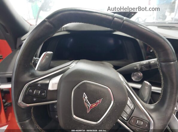 1G1Y73D42L5113817 2020 CHEVROLET CORVETTE Оранжевый Вид задних сидений