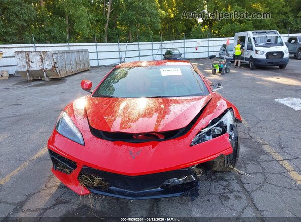 1G1YA2D40P5135543 2023 CHEVROLET CORVETTE Red Вид щитка приладів