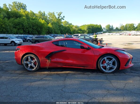 1G1YA2D40P5135543 2023 CHEVROLET CORVETTE Red Вид задньої частини салону