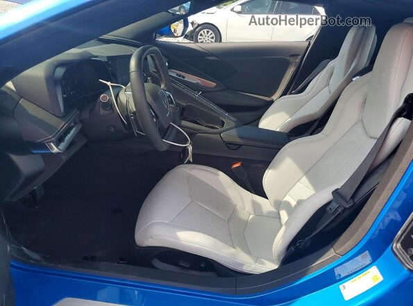 1G1YA2D40R5120771 2024 CHEVROLET CORVETTE Blue Vista interior delantera