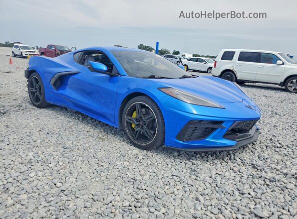 1G1YA2D40R5120771 2024 CHEVROLET CORVETTE Blue Delantero derecho