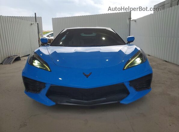 1G1YA2D41N5109109 2022 CHEVROLET CORVETTE Blue Вид спереду