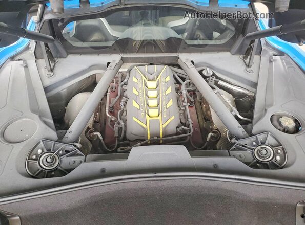 1G1YA2D41N5109109 2022 CHEVROLET CORVETTE Blue Вид задньої частини салону