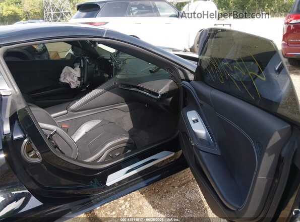 1G1YA2D43M5102144 2021 CHEVROLET CORVETTE Black წინა სალონის ხედი