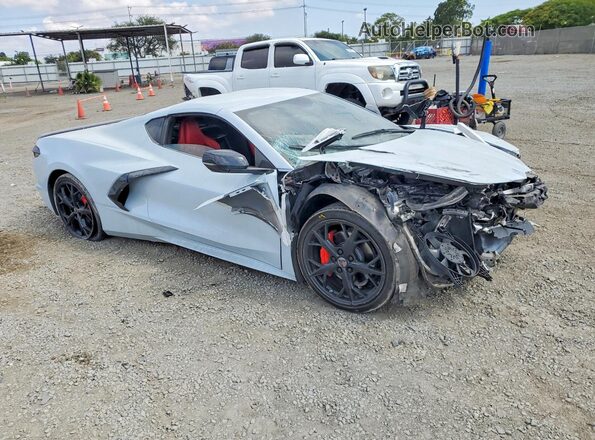 1G1YA2D45N5120615 2022 CHEVROLET CORVETTE Белый Передняя правая четверть