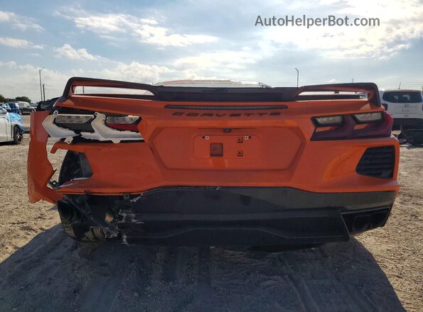 1G1YA2D45P5100819 2023 CHEVROLET CORVETTE Orange Հետևի նստատեղերի տեսք