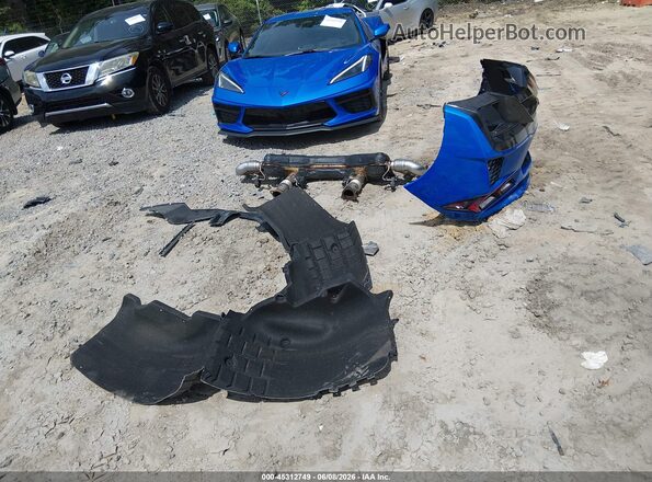 1G1YA2D45S5112249 2025 CHEVROLET CORVETTE Blue Instrument cluster view