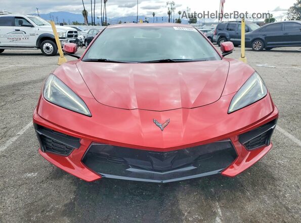 1G1YA2D46P5119864 2023 CHEVROLET CORVETTE Maroon Вид спереду