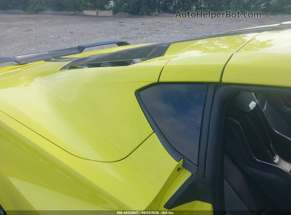 1G1YA2D46P5121419 2023 CHEVROLET CORVETTE Yellow VIN კოდის სტიკერის ხედი