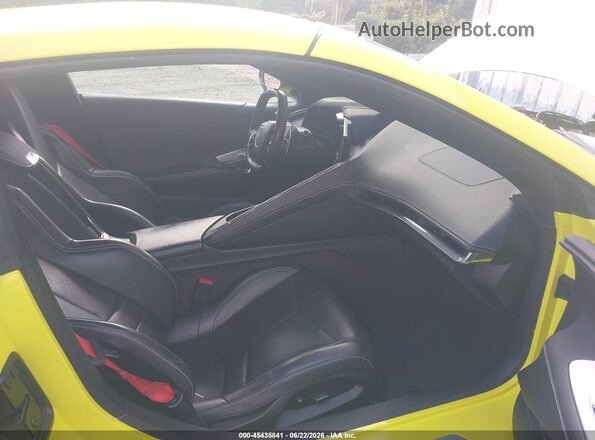 1G1YA2D46P5121419 2023 CHEVROLET CORVETTE Yellow წინა სალონის ხედი