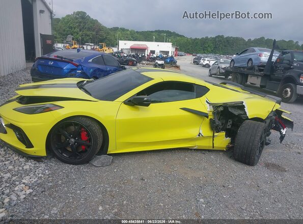 1G1YA2D46P5121419 2023 CHEVROLET CORVETTE Yellow უკანა სალონის ხედი