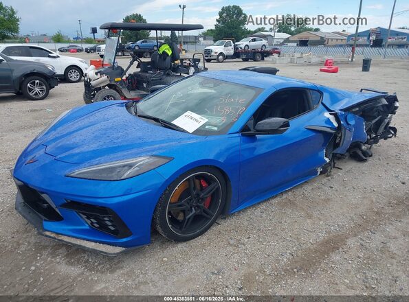 1G1YA2D46S5104175 2025 CHEVROLET CORVETTE Blue Передня ліва чверть