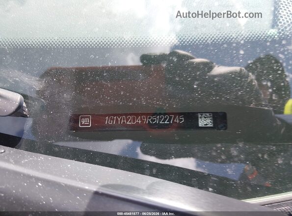 1G1YA2D49R5122745 2024 CHEVROLET CORVETTE Gray Вид підкапотного простору