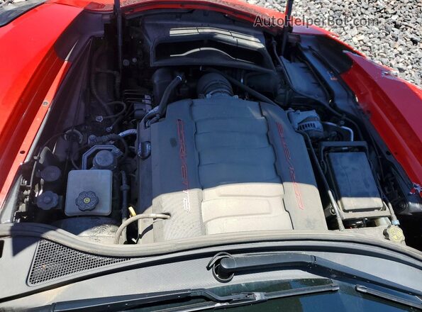 1G1YA2D71K5119063 2019 CHEVROLET CORVETTE Red Widok wnętrza z tyłu
