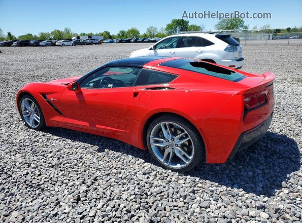 1G1YA2D71K5119063 2019 CHEVROLET CORVETTE Red Tył lewy