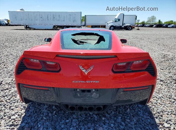 1G1YA2D71K5119063 2019 CHEVROLET CORVETTE Red Widok tylnych siedzeń