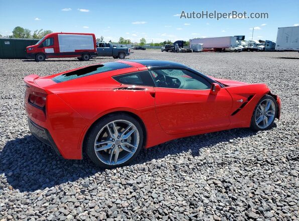 1G1YA2D71K5119063 2019 CHEVROLET CORVETTE Red Tył prawy