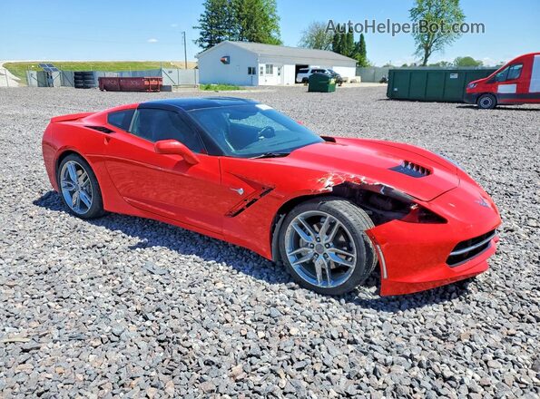 1G1YA2D71K5119063 2019 CHEVROLET CORVETTE Red Przód prawy