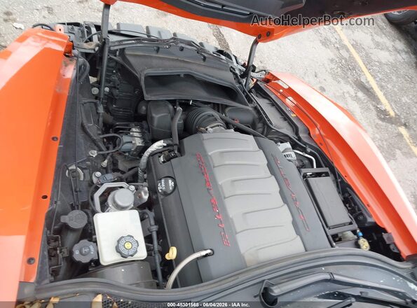 1G1YA2D76K5100105 2019 CHEVROLET CORVETTE Orange უკანა ხედი