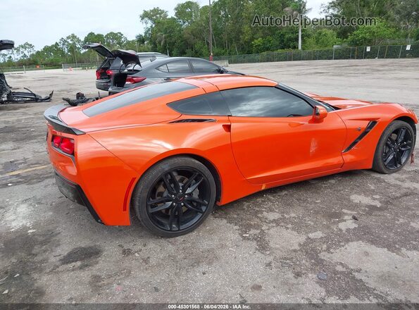 1G1YA2D76K5100105 2019 CHEVROLET CORVETTE Orange უკანა მარჯვენა