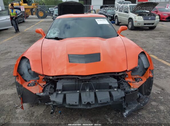 1G1YA2D76K5100105 2019 CHEVROLET CORVETTE Orange წინა ხედი
