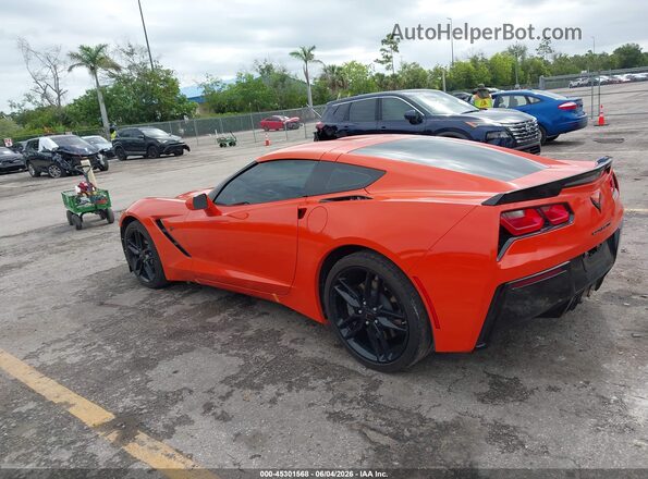 1G1YA2D76K5100105 2019 CHEVROLET CORVETTE Orange უკანა მარცხენა