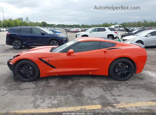 1G1YA2D76K5100105 2019 CHEVROLET CORVETTE Orange 