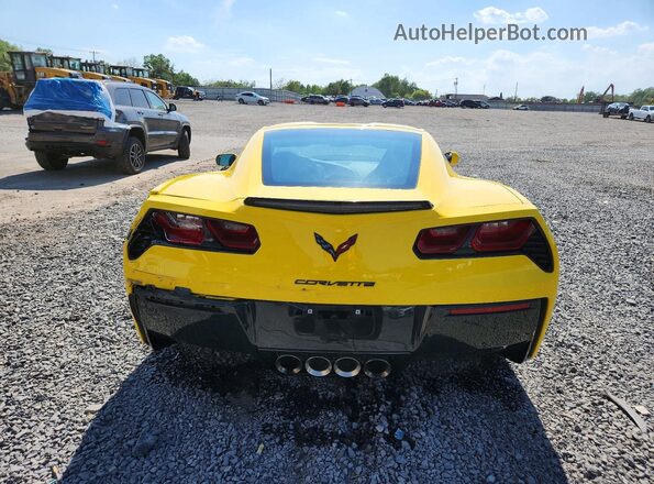 1G1YA2D77K5122467 2019 CHEVROLET CORVETTE Yellow Հետևի տեսք