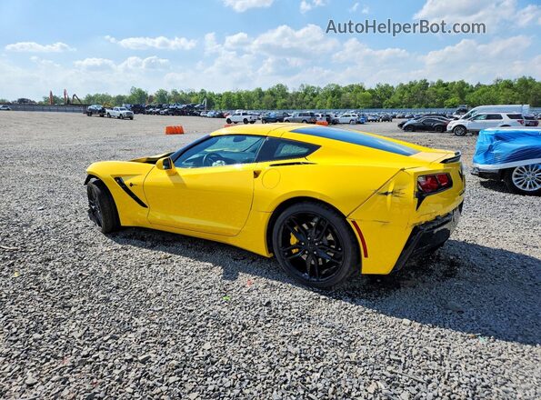 1G1YA2D77K5122467 2019 CHEVROLET CORVETTE Yellow Հետևի ձախ