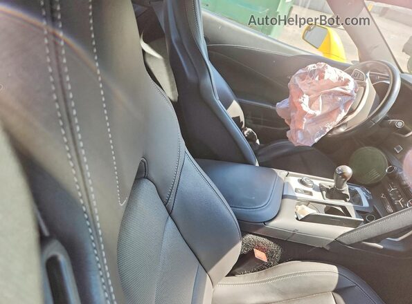 1G1YA2D77K5122467 2019 CHEVROLET CORVETTE Yellow Հետևի նստատեղերի տեսք