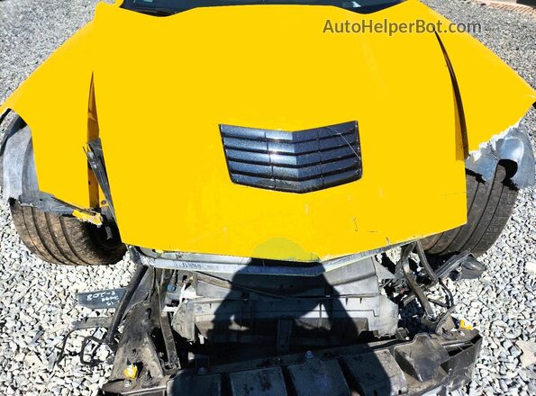 1G1YA2D77K5122467 2019 CHEVROLET CORVETTE Yellow Սալոնի հետևի տեսք