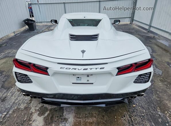 1G1YA3D41M5119983 2021 CHEVROLET CORVETTE White Вид ззаду