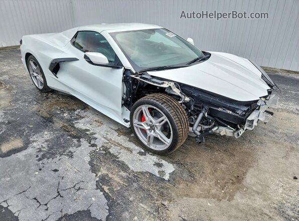 1G1YA3D41M5119983 2021 CHEVROLET CORVETTE White Передня права чверть