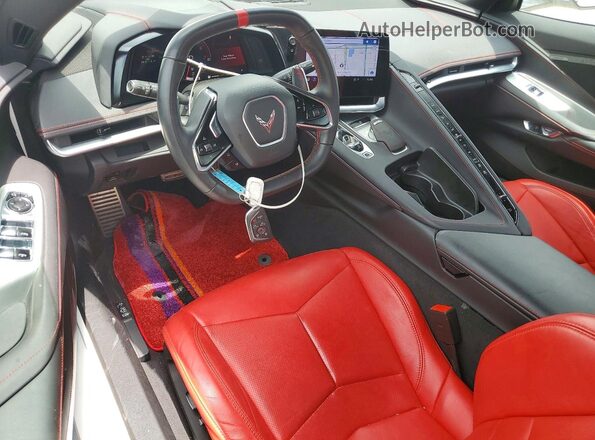 1G1YA3D41M5119983 2021 CHEVROLET CORVETTE White Вид панелі приладів