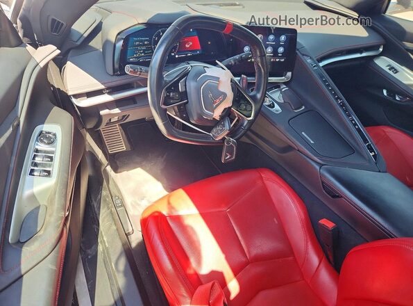 1G1YA3D44M5114518 2021 CHEVROLET CORVETTE Серый Вид панели приборов