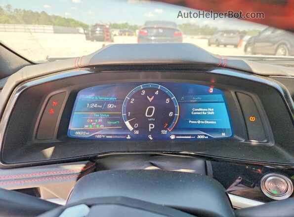 1G1YA3D44M5114518 2021 CHEVROLET CORVETTE Серый Вид щитка приборов