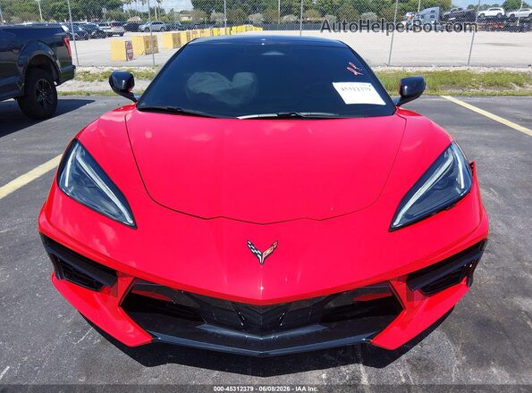 1G1YA3D45T5100903 2026 CHEVROLET CORVETTE Red Instrument cluster view