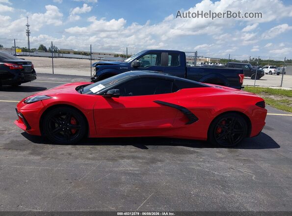 1G1YA3D45T5100903 2026 CHEVROLET CORVETTE Red 360 interior view
