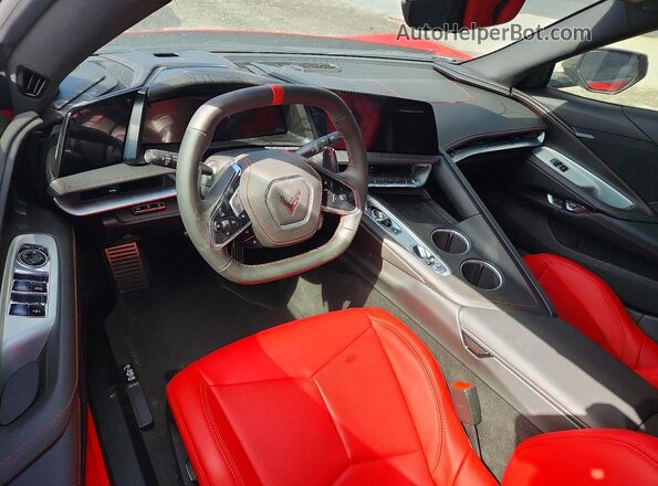 1G1YA3D46T5110730 2026 CHEVROLET CORVETTE Red Առջևի վահանակի տեսք