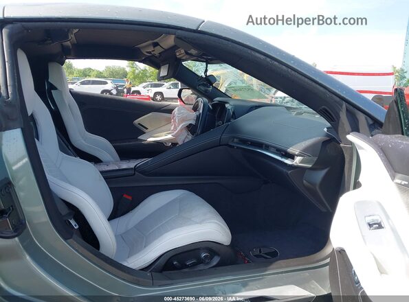 1G1YB2D40P5111790 2023 CHEVROLET CORVETTE Gray Widok wnętrza z przodu