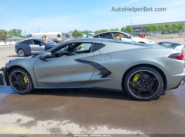 1G1YB2D40P5111790 2023 CHEVROLET CORVETTE Gray Widok wnętrza 360 stopni