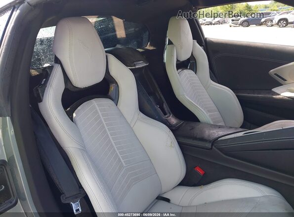 1G1YB2D40P5111790 2023 CHEVROLET CORVETTE Gray Widok naklejki z numerem VIN