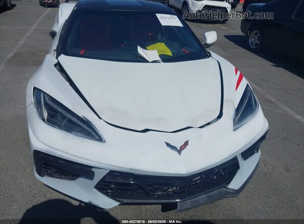 1G1YB2D42M5116758 2021 CHEVROLET CORVETTE Белый Вид щитка приборов