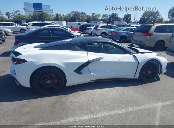 1G1YB2D42M5116758 2021 CHEVROLET CORVETTE Белый Вид задней части салона