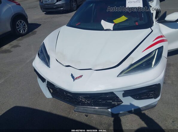1G1YB2D42M5116758 2021 CHEVROLET CORVETTE Белый Вид спереди