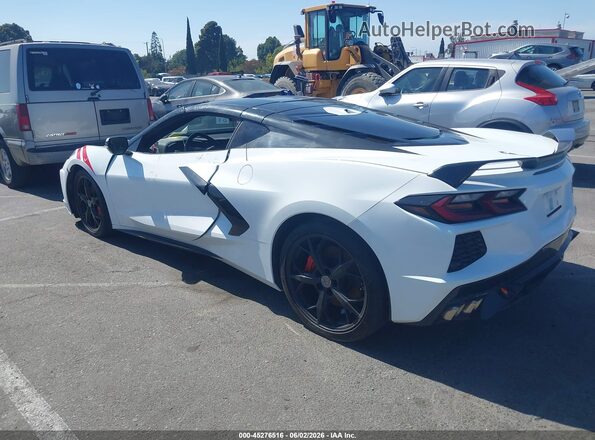 1G1YB2D42M5116758 2021 CHEVROLET CORVETTE Белый Задняя левая четверть