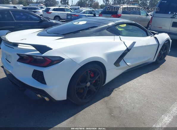 1G1YB2D42M5116758 2021 CHEVROLET CORVETTE Белый Задняя правая четверть