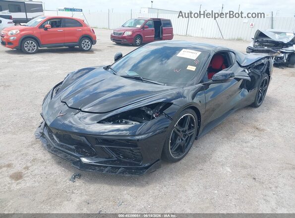 1G1YB2D49P5116244 2023 CHEVROLET CORVETTE Black Առջևի ձախ երեք քառորդ տեսարան