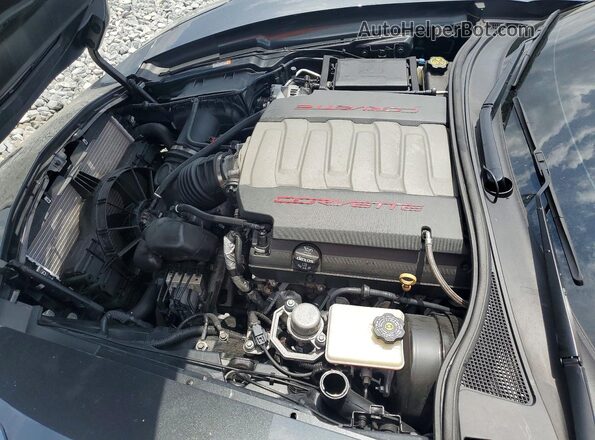 1G1YB2D70H5101966 2017 CHEVROLET CORVETTE Gray Вид задньої частини салону