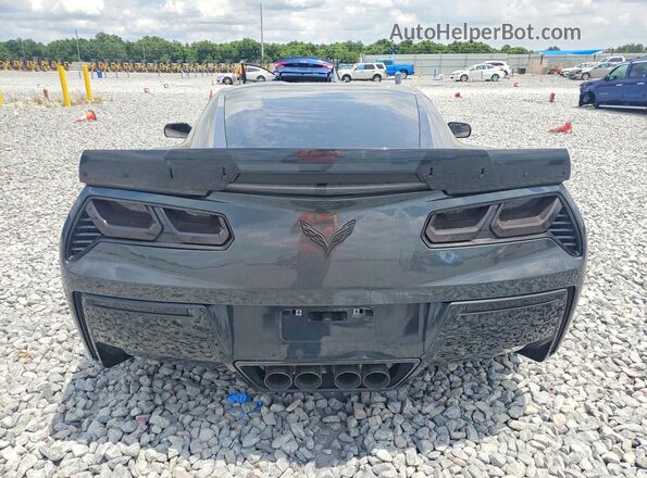 1G1YB2D70H5101966 2017 CHEVROLET CORVETTE Gray Вид ззаду